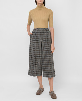 Fabiana Filippi Checked wool culottes PAD221B862