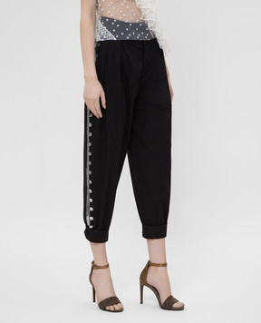 Philosophy di Lorenzo Serafini Black pants A0339