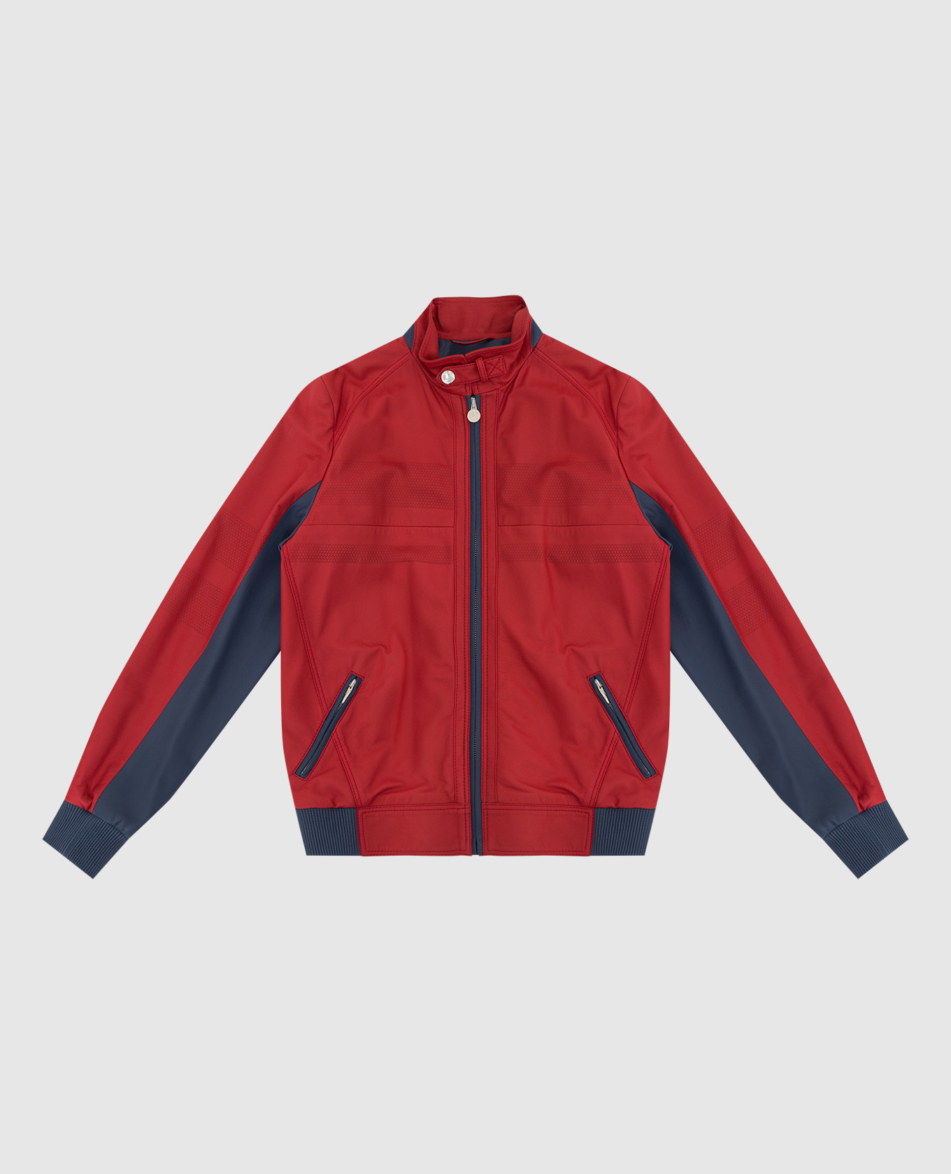 Children's red leather jacket stefano ricci