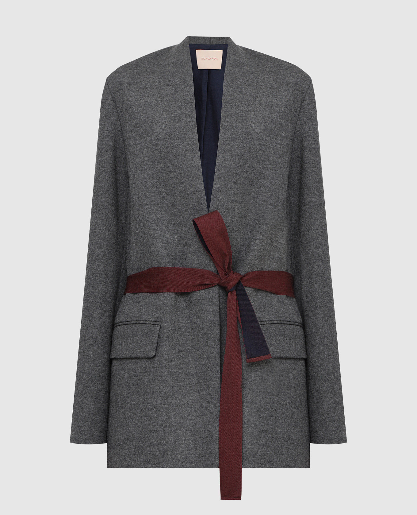 Selma wool wrap jacket roksanda