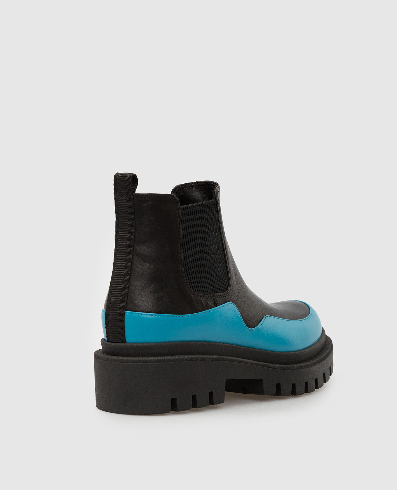 Leather chelsea with contrast panel Babe Pay Pls 4