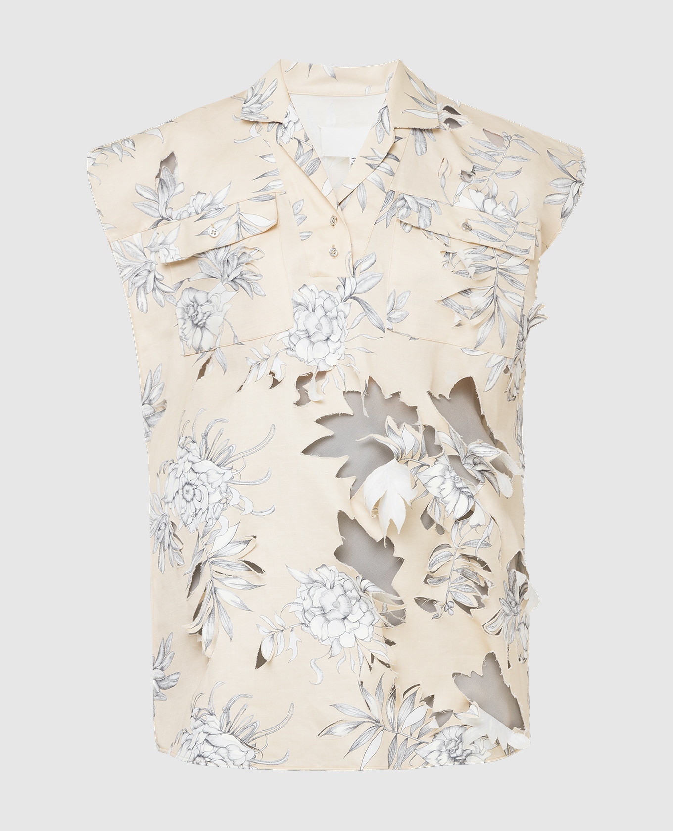 

Light beige top Maison Margiela