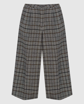 Fabiana Filippi Checked wool culottes PAD221B862