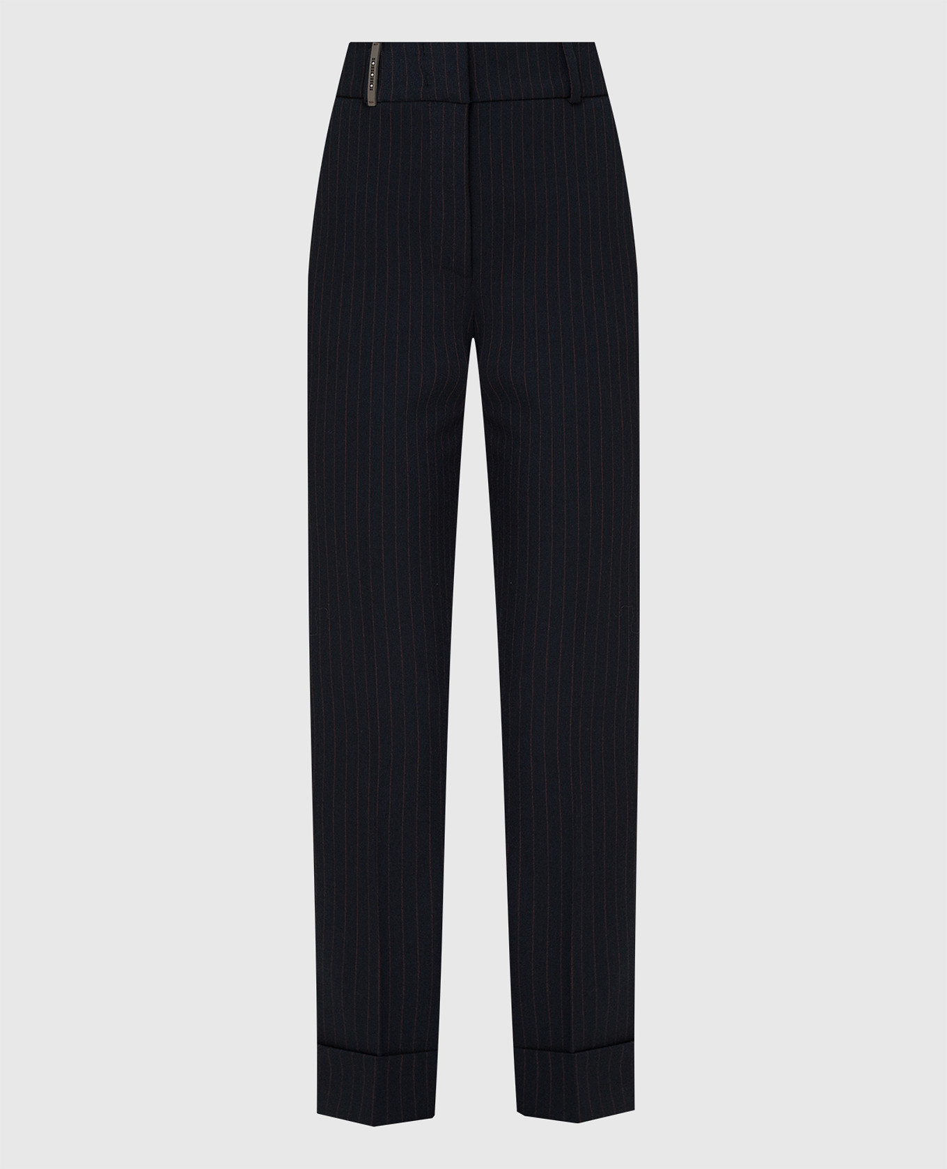 

Navy blue striped trousers Peserico