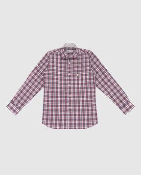 Stefano Ricci Children's checkered shirt YC003548LJ1780