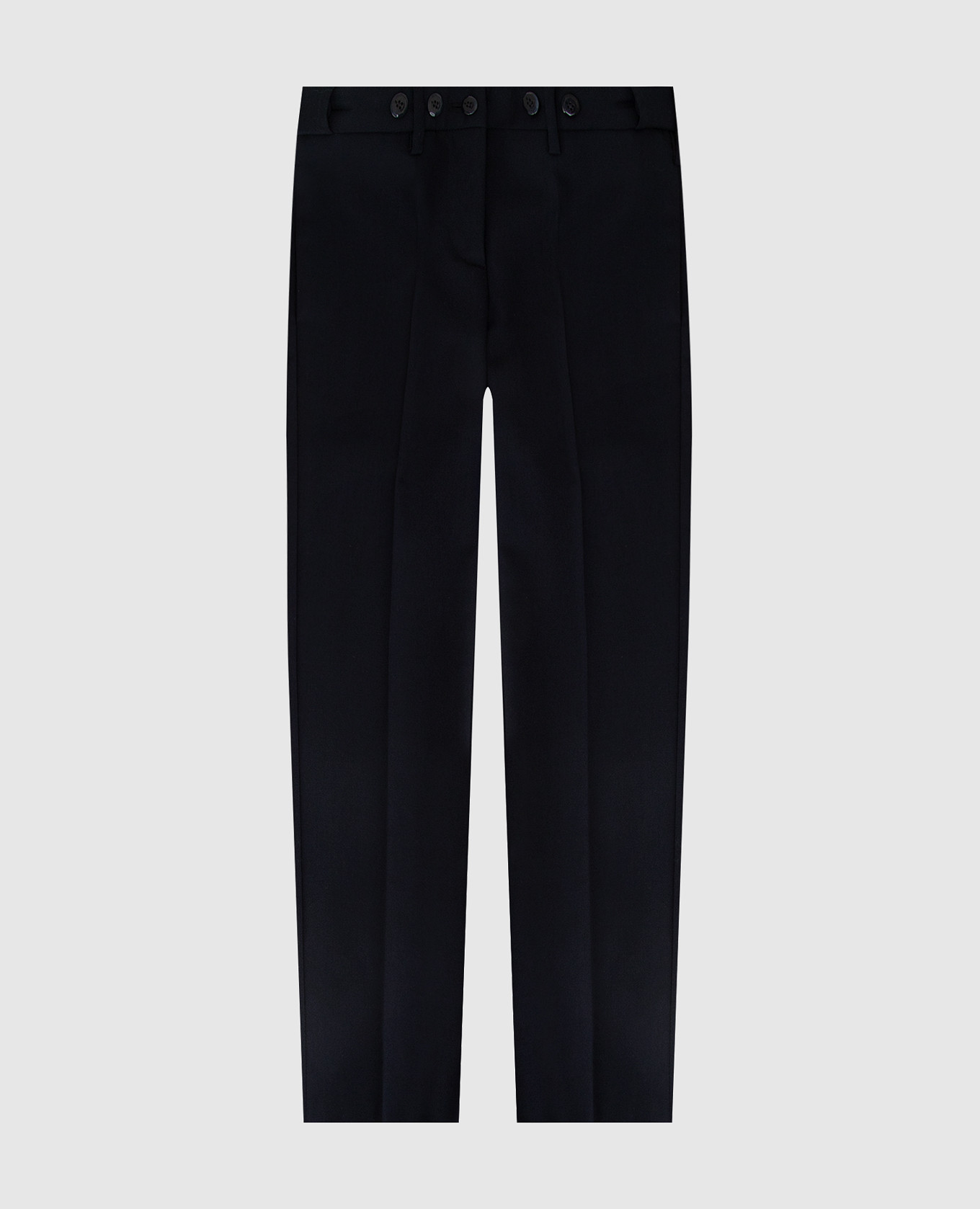 Children's dark blue wool trousers stefano ricci