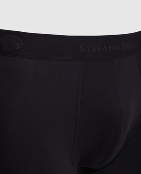 Stefano Ricci Black logo boxers BXM22SICOTT