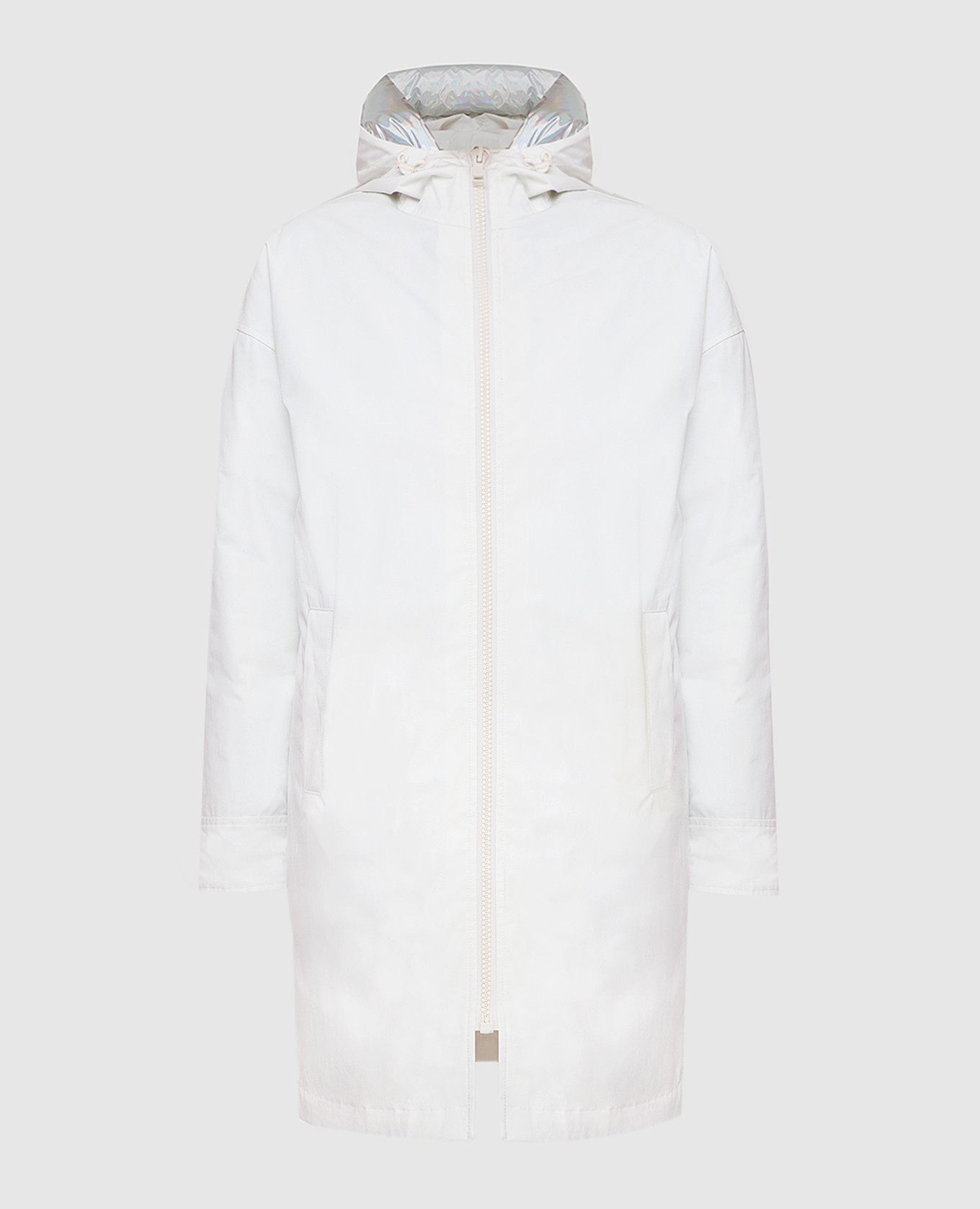 

White raincoat Yves Salomon Army