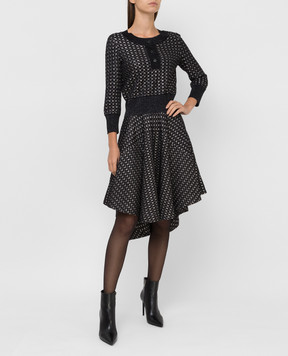 Alaia Checkered skirt 6E9J181RM236