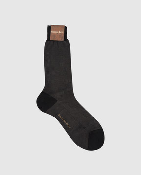 Stefano Ricci Socks in a pattern C034JQ0655C034JQ