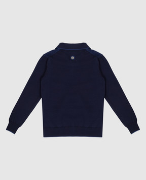 Stefano Ricci Children's dark blue polo KY15000PSLY21150