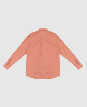 Stefano Ricci Children's peach shirt with embroidery YAC6S00030L824