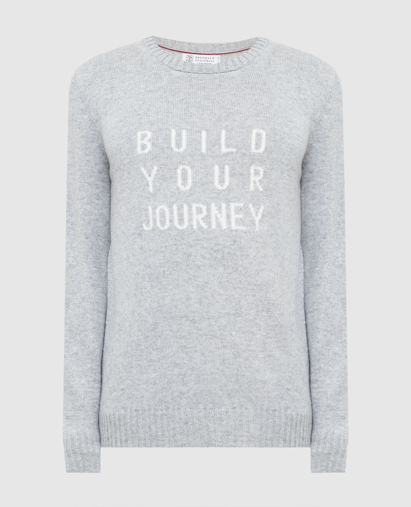

Light gray wool, cashmere and silk sweater Brunello Cucinelli, Grey