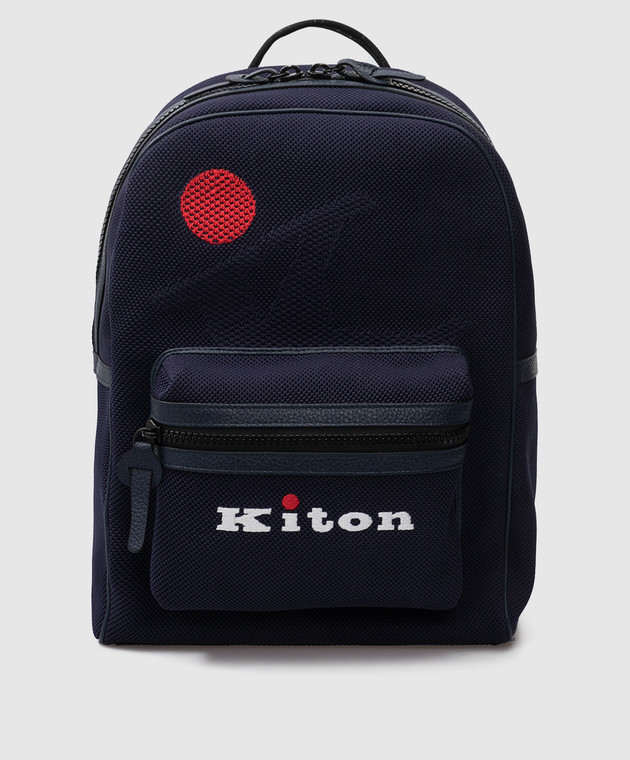 【国内即発】22SS！Kiton バックパック UBFITK N00820-12 Kiton - Backpack with logo embroidery UBFITKN00820 - shop