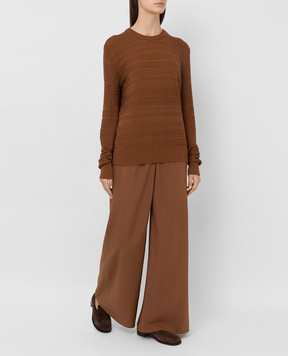 The Row Light brown patterned jumper 5684Y512