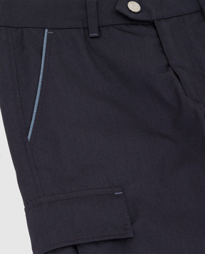 Stefano Ricci Children's dark blue cargo YUT7200030CT900