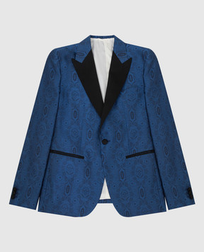 Stefano Ricci Children's patterned silk jacket Y2RF731000HC5267
