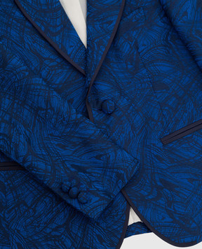 Stefano Ricci Patterned silk jacket for children Y2RF37B000HC3504