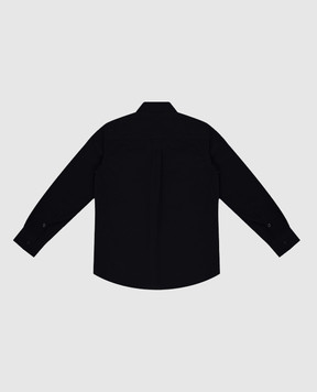 Stefano Ricci Children's black corduroy shirt YC004159S1804
