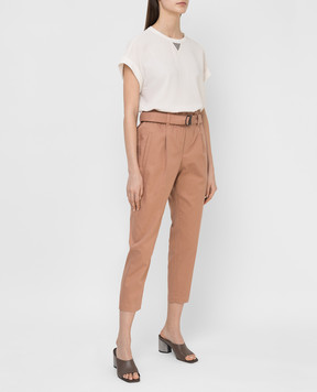 Brunello Cucinelli Peach pants MA130P7221