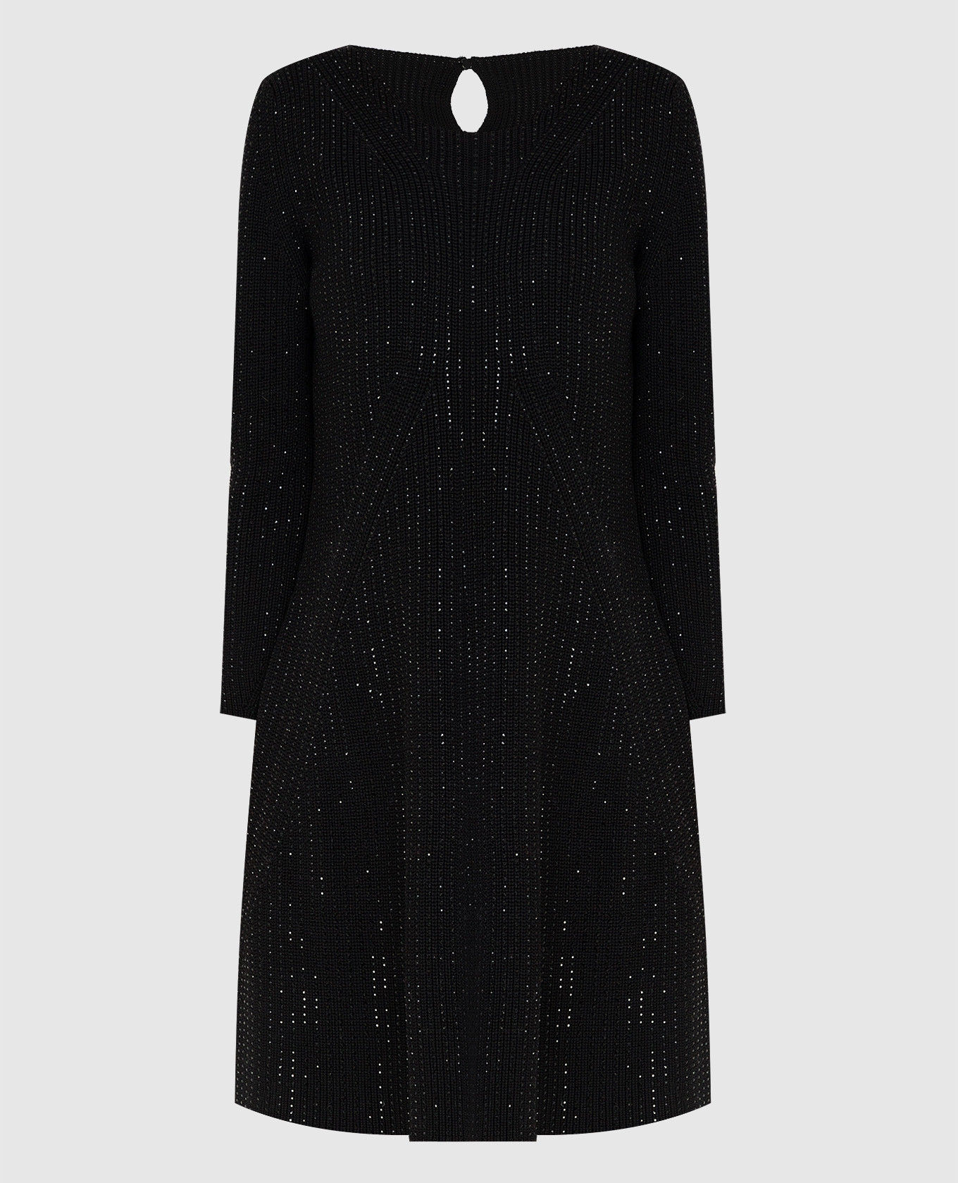 

Black dress with crystals Ermanno Scervino