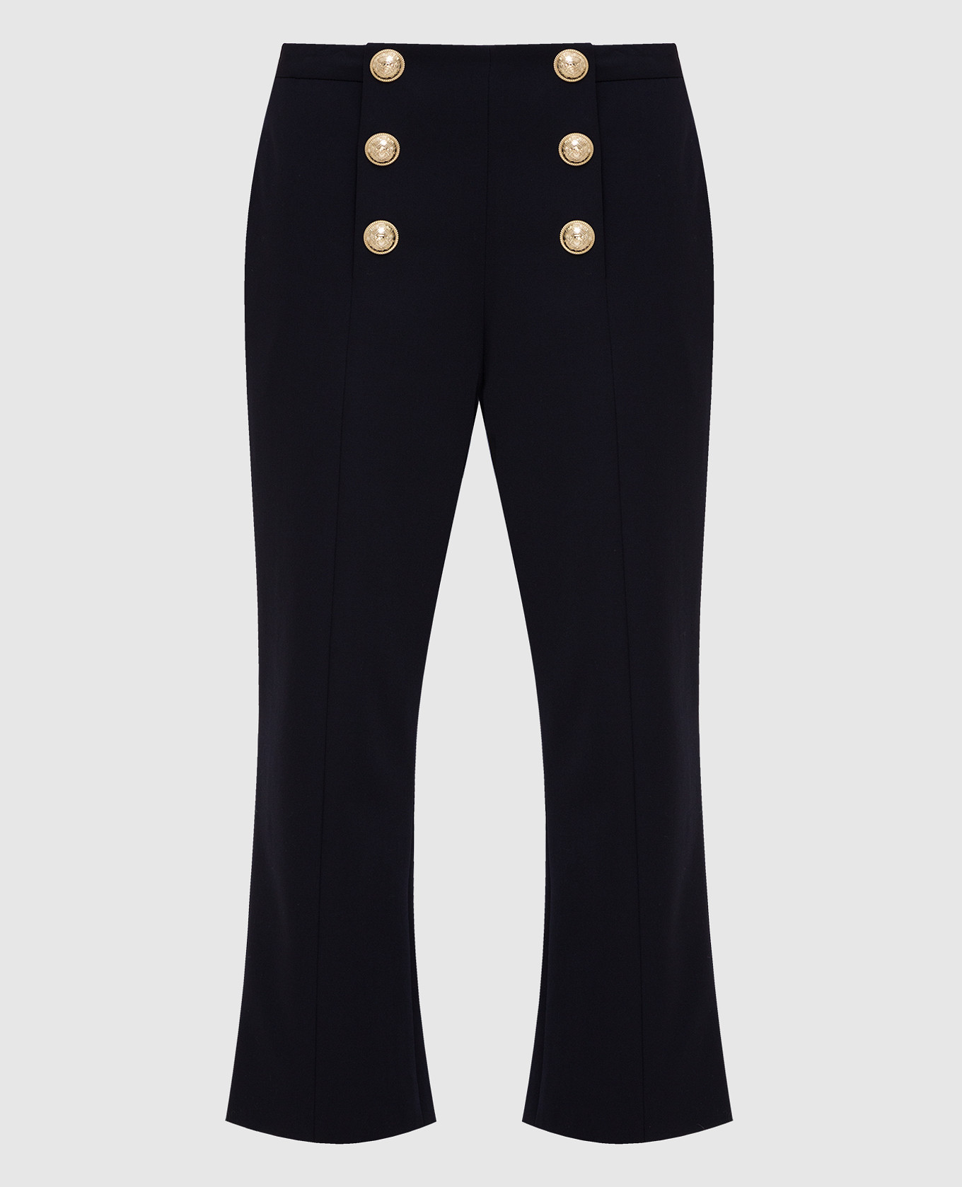 

Navy blue wool trousers Balmain