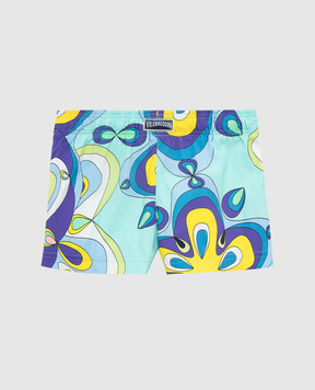 Vilebrequin Gaya kids swim shorts in print GAYU1F41