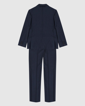 Stefano Ricci Patterned wool suit for children Y3SF378950W803