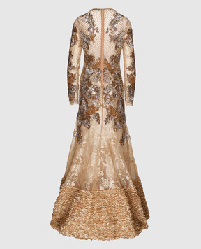 Amen Evening golden dress CMW17510