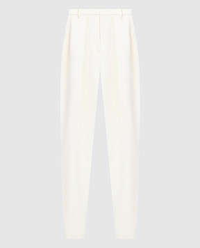 Magda Butrym Pintucked wool banana trousers 104820
