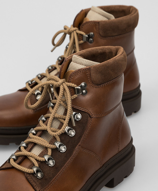 BRUNELLO CUCINELLI☆美品☆ Brunello Cucinelli - Brown leather boots MZUXPDI819 - shop with