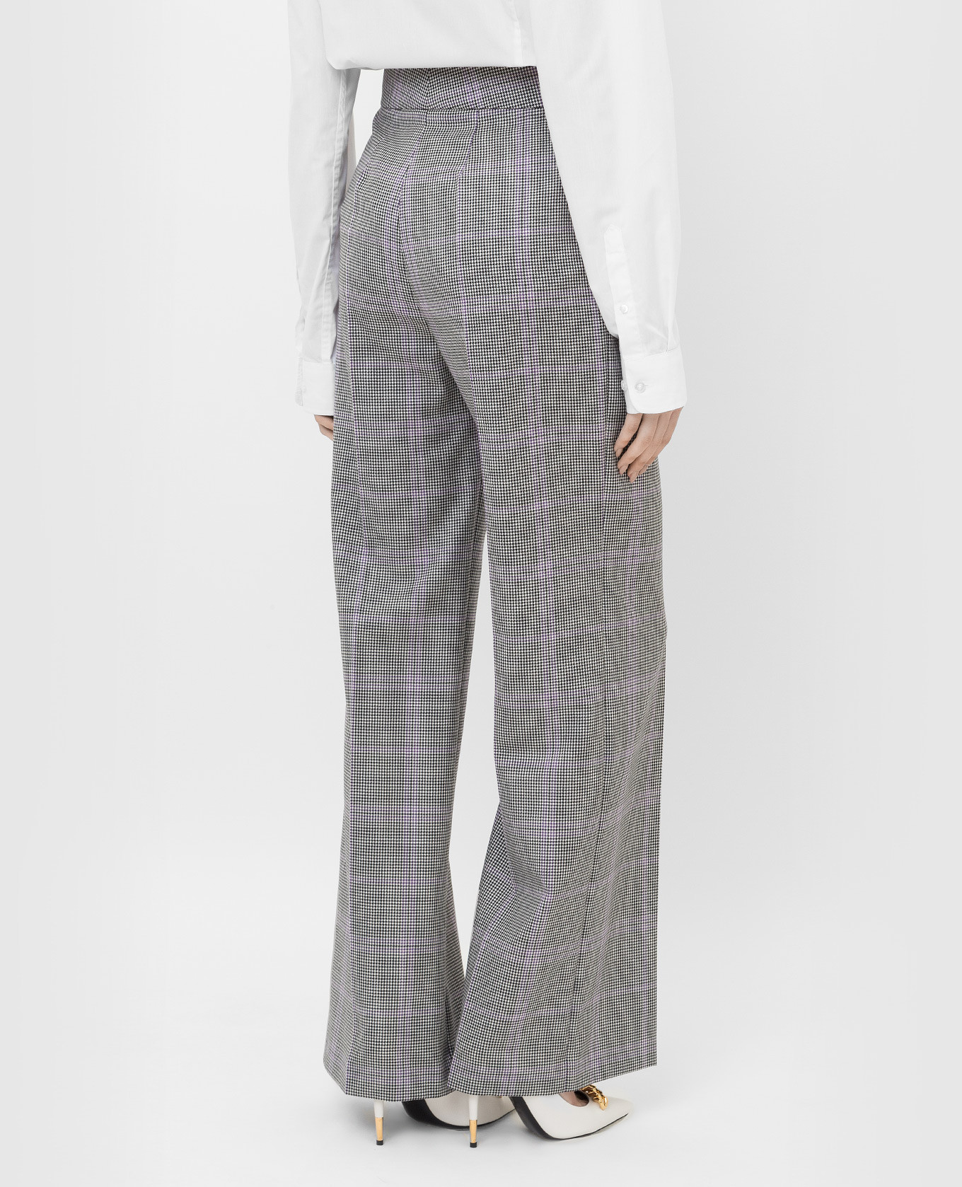 Patterned wool trousers ALEXANDRE VAUTHIER 4