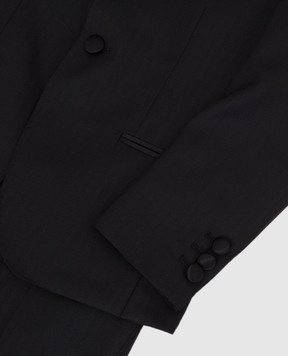 Stefano Ricci Children's wool and silk suit Y2SF731260HC4536