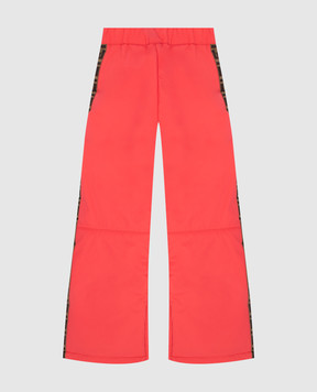 Fendi Children's ski trousers with FF pattern JFF249AG2H812