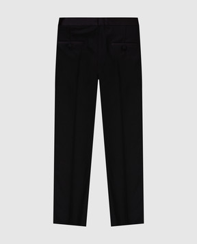 Stefano Ricci Children's black wool trousers Y2T0960000160509
