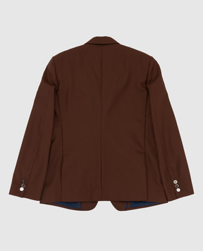 Stefano Ricci Embroidered wool jacket for children Y1RF376R00HC3481
