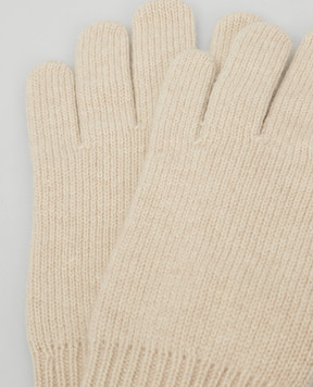 Brunello Cucinelli Light beige cashmere gloves M2293118
