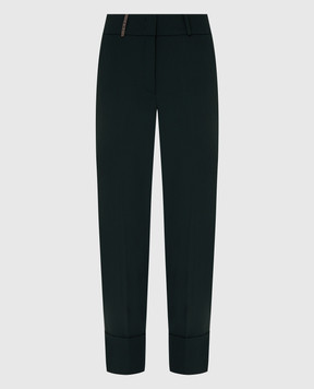 Peserico Dark Green Chinos P0462901994