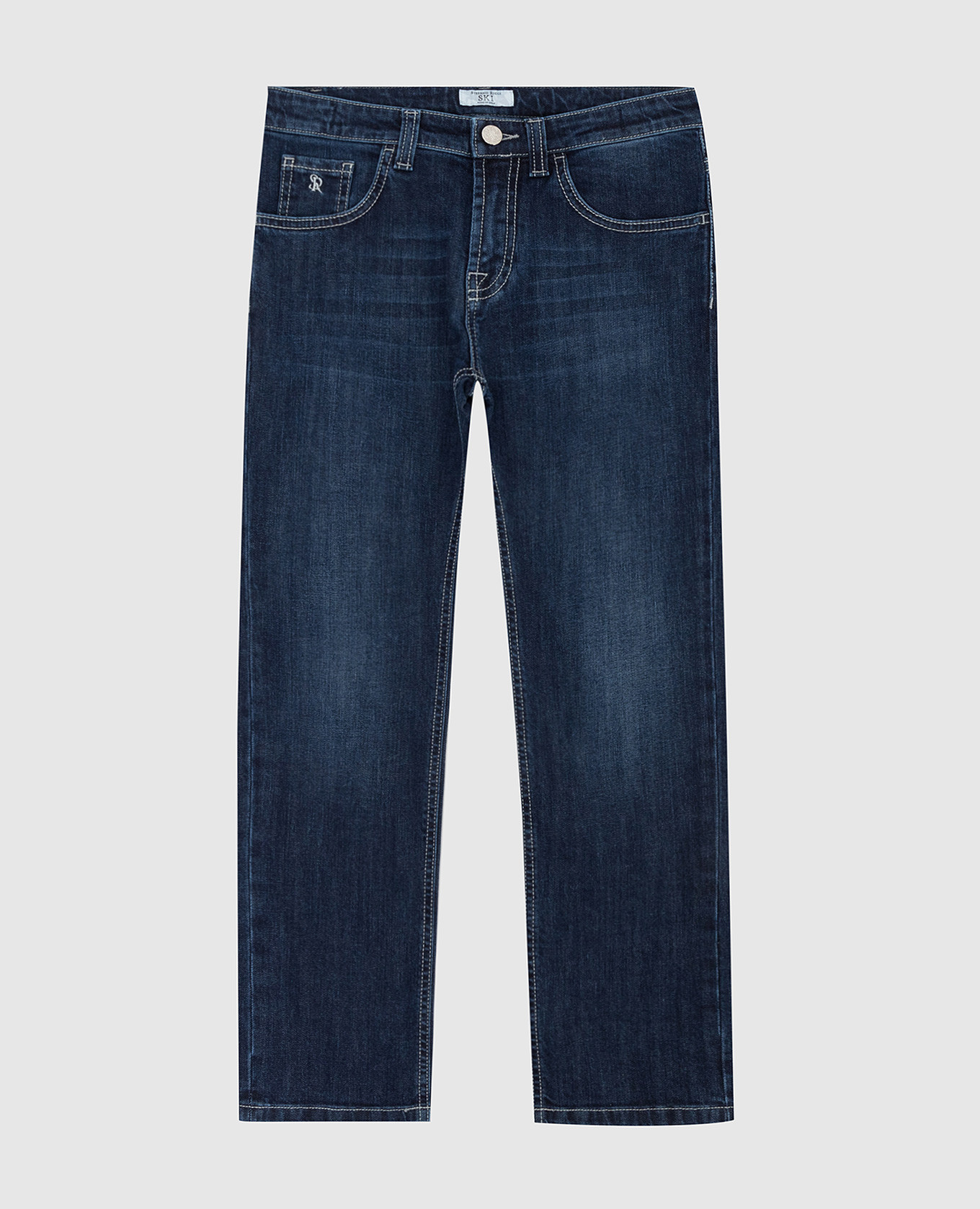 

Children's distressed jeans Stefano Ricci, Синий