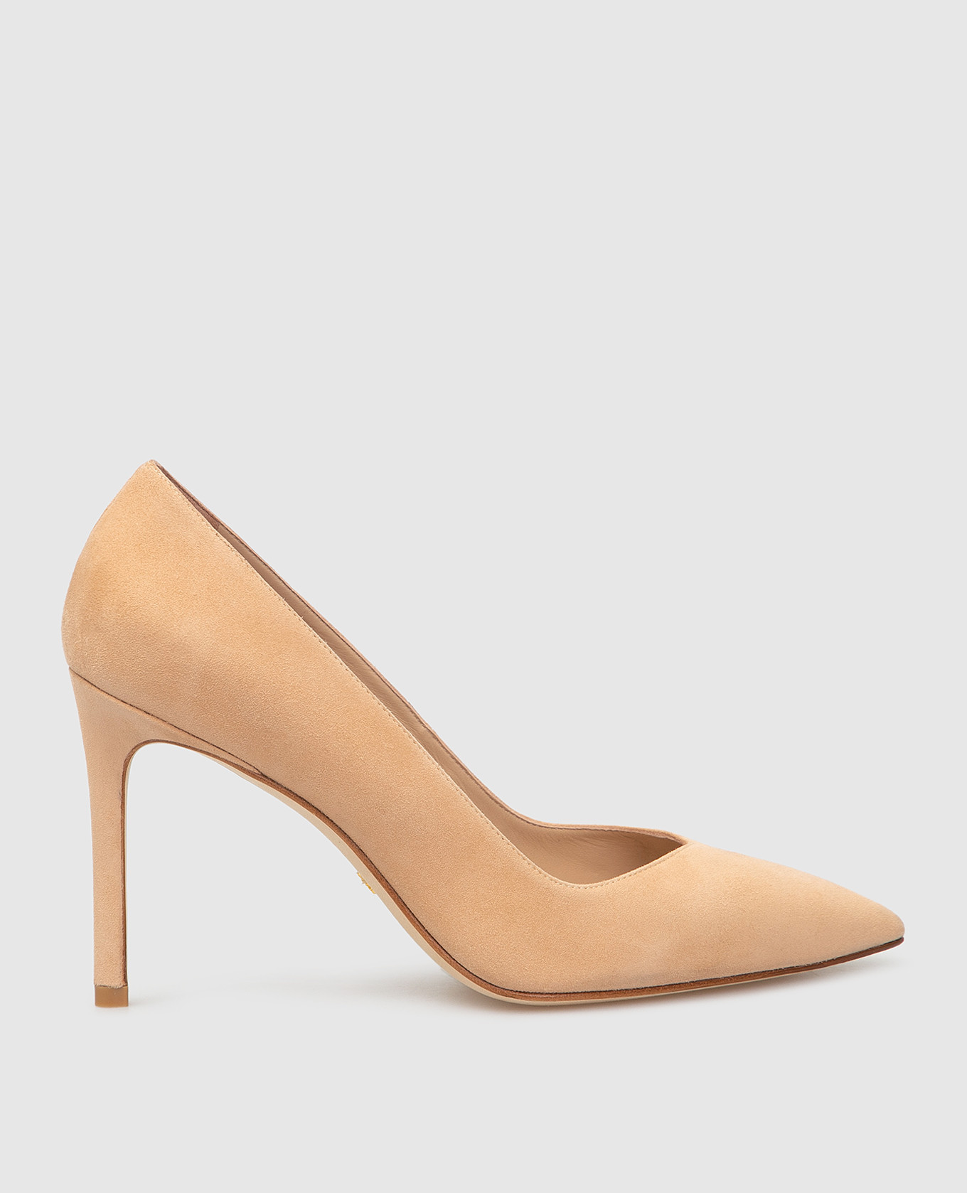 Ieftin Stuart Weitzman Anny Beige Suede Pumps