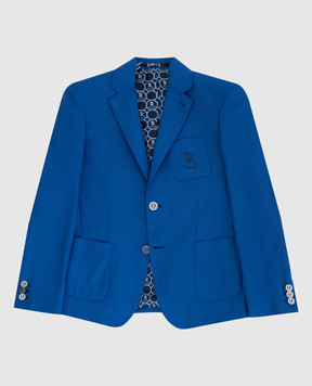 Stefano Ricci Patterned wool jacket for children Y1RF376R00HC2971