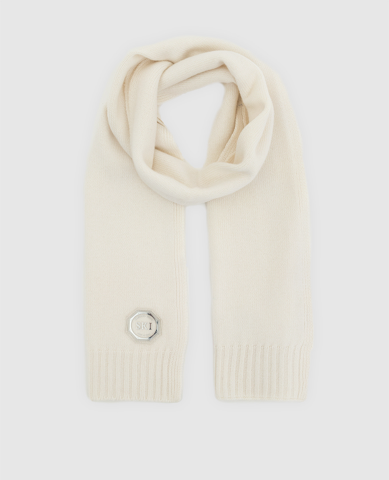 

Children's light beige cashmere scarf Stefano Ricci