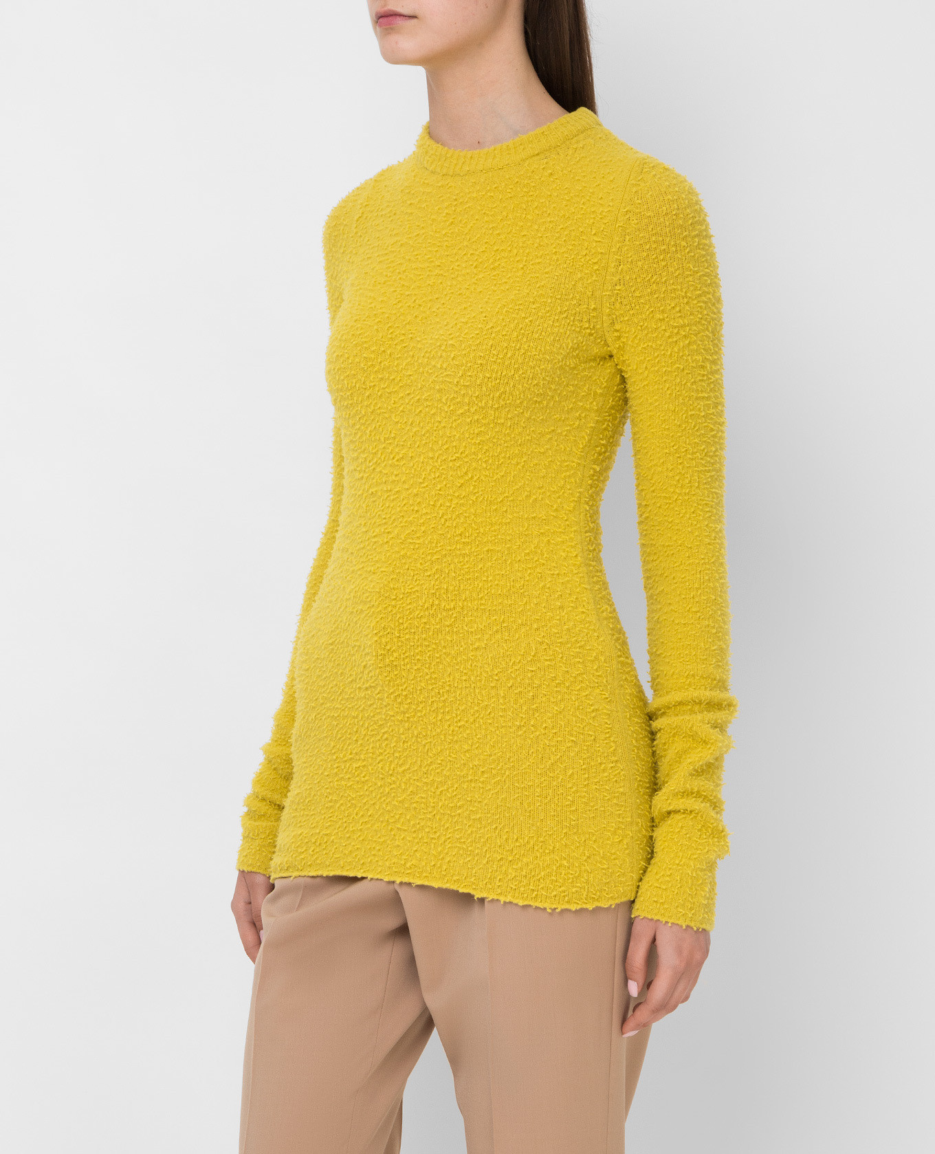 

Gange wool and angora jumper Max Mara Sportmax, Yellow