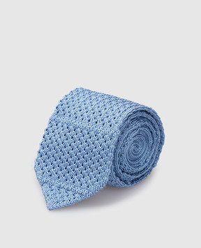 Stefano Ricci Children's blue silk tie YCRM2600SETA