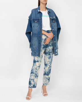 Twinset High waist tie-dye trousers 211TT2542