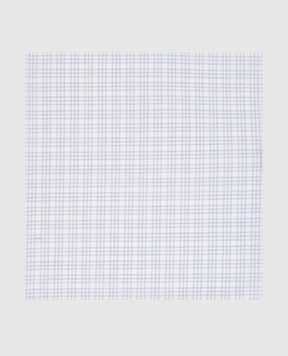 Stefano Ricci Children's white plaid scarf YFZ25COR1908