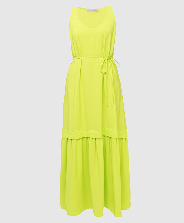 green dress rachel friends Guess - Neon Green Teenager Dress | Teeny Weeny main image 1