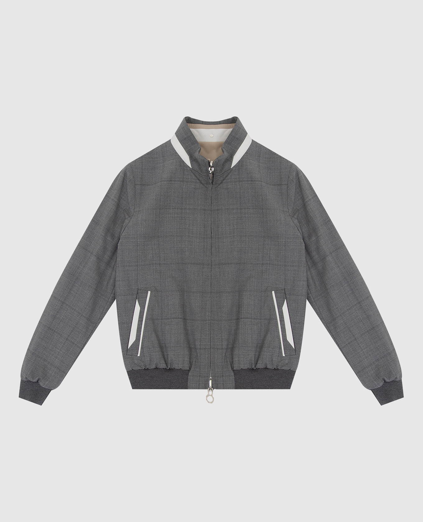 

Children's gray reversible wool jacket Stefano Ricci, Grey