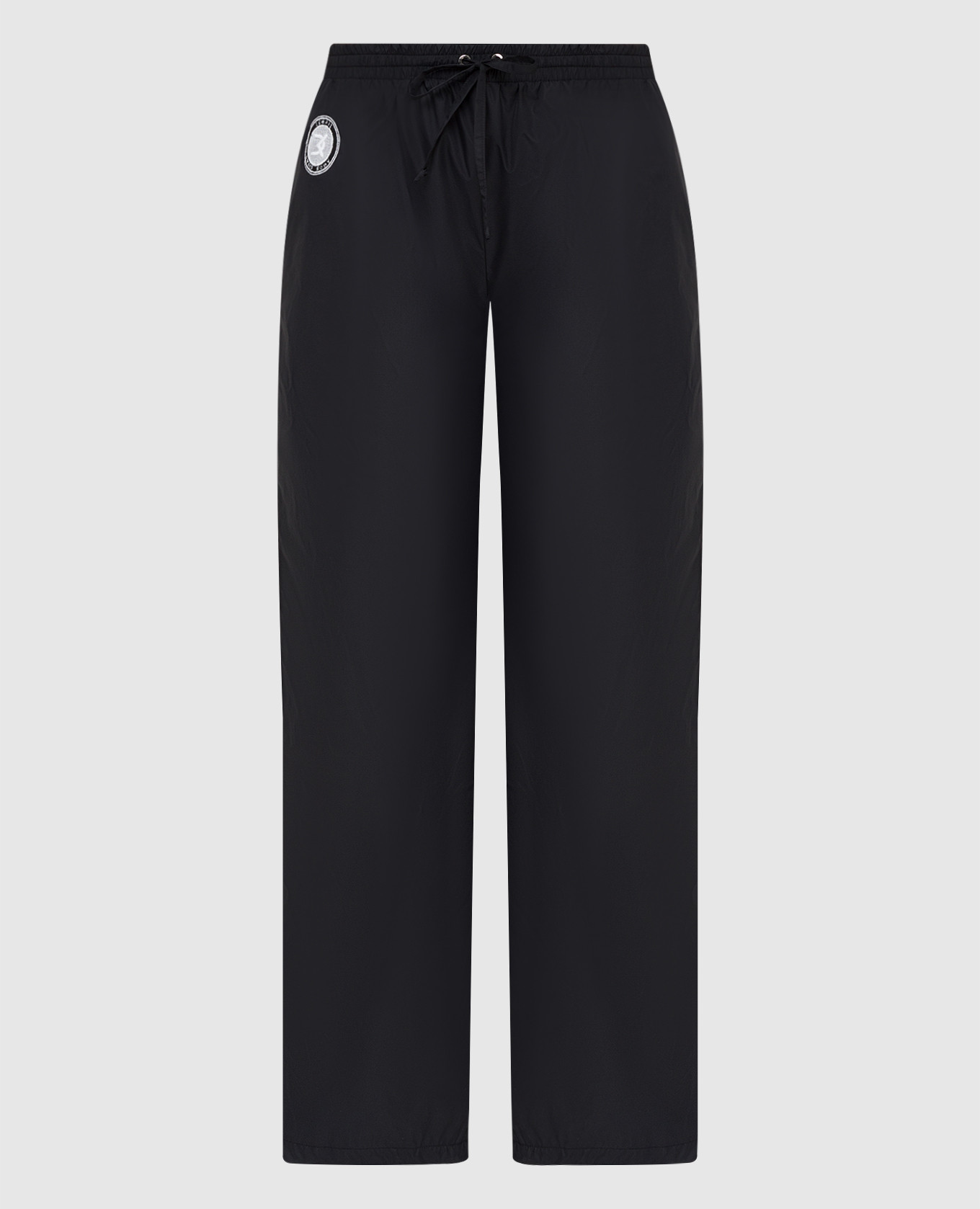 

Black sweatpants with patch David Koma