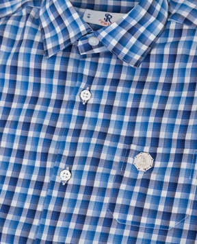 Stefano Ricci Children's checkered shirt YC002320LJ1608